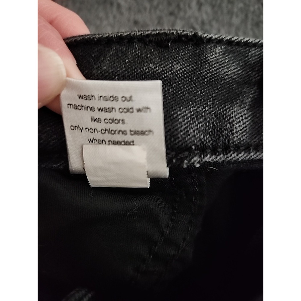 Women's Elizabeth and James High Rise Flare Jeans Black Wash Size 12 - Picture 8 of 8